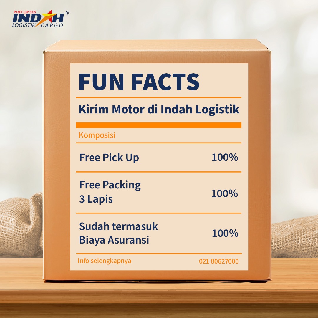 Fun Facts: Send motorbikes to Indah Logistics