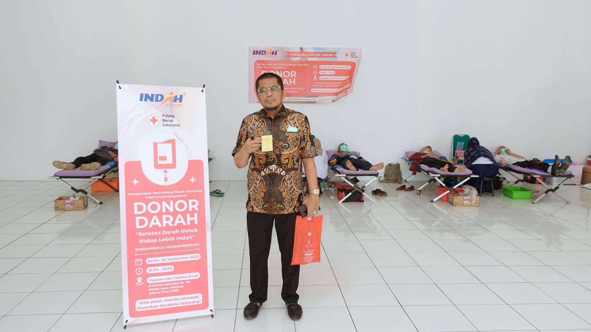 KEGIATAN DONOR DARAH ''SETETES DARAH UNTUK HIDUP LEBIH INDAH''