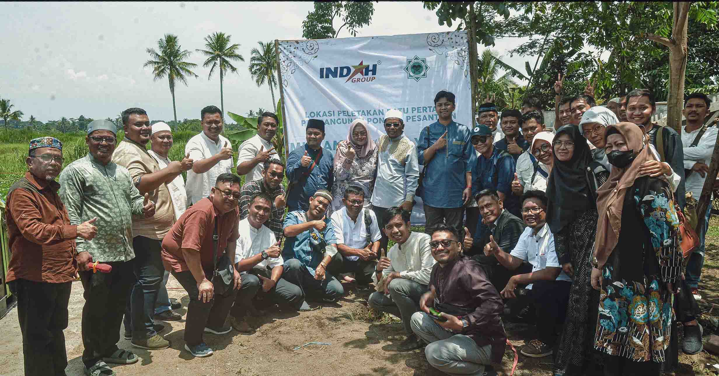 PELETAKAN BATU PERTAMA PONPES MUHAMMAD ABU YATAMA DAN PERINGATAN MAULID NABI MUHAMMAD SAW 1444 H