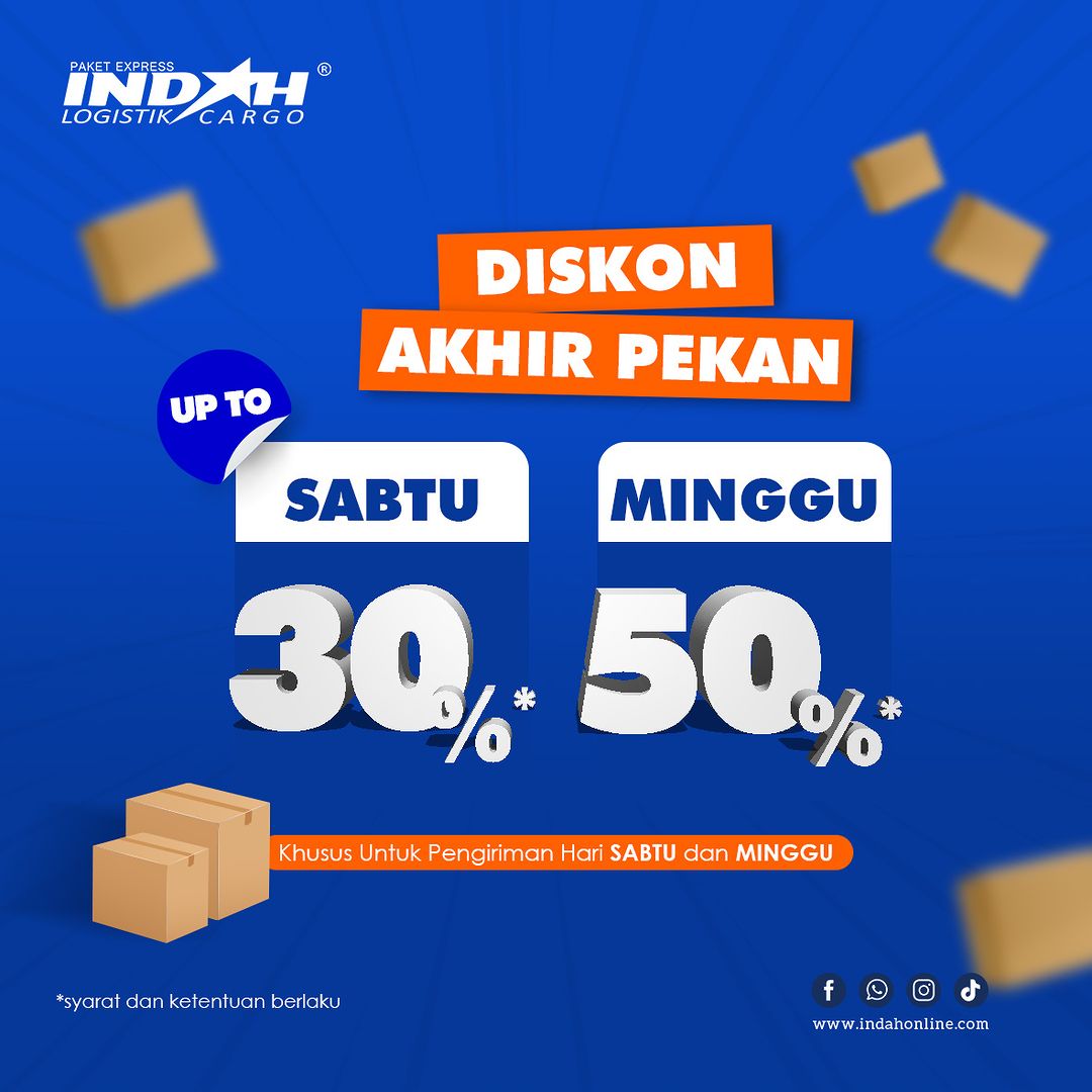 Diskon Ongkir Indahnya Weekend