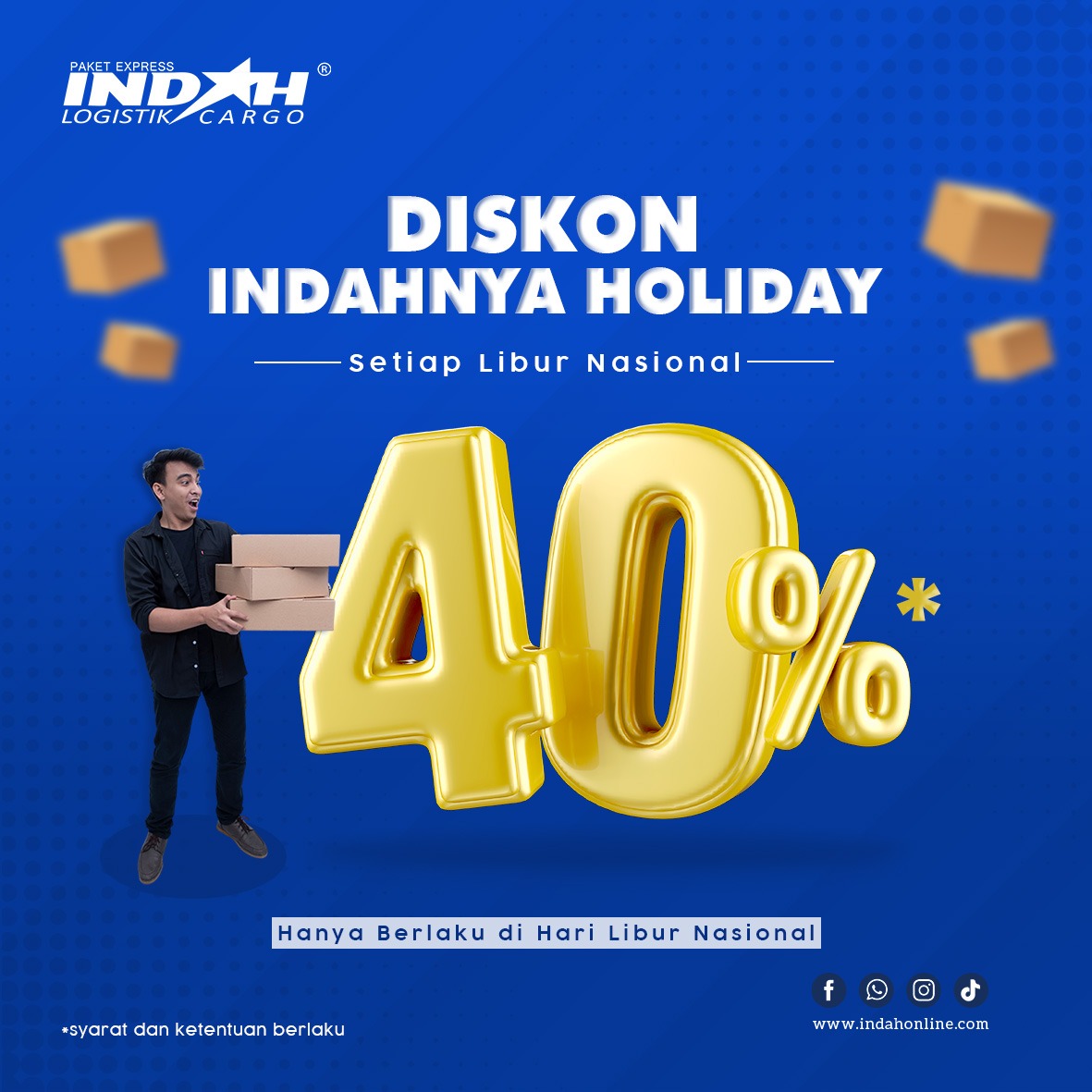 Diskon 40% Hari Libur Nasional