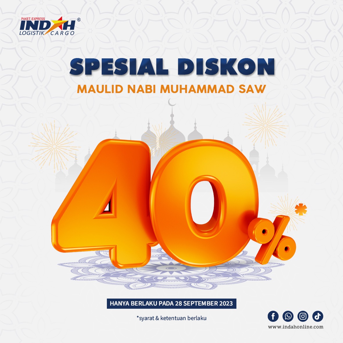 Discount on the birthday of the Prophet Muhammad 1445 H