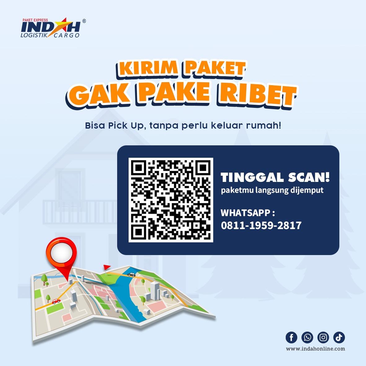 Kirim Paket Gak Perlu Keluar Rumah, Request Pick Up Aja