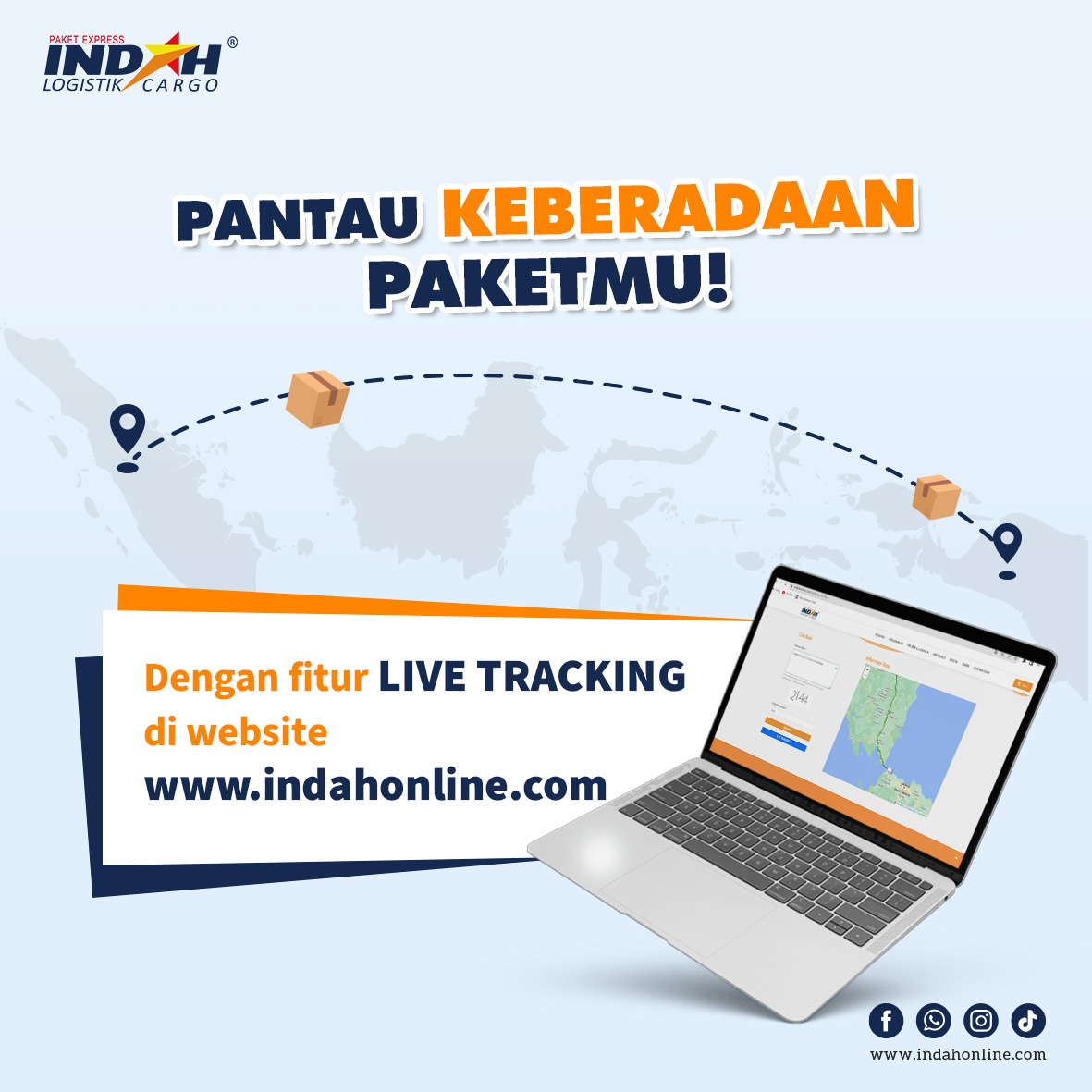 Pantau Paket Kamu Melalui Live Tracking