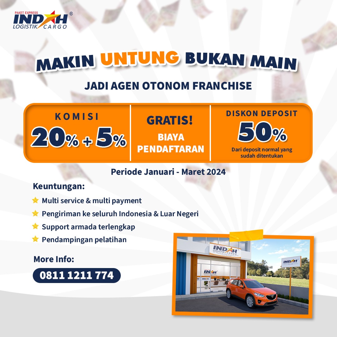 Upgrade your business by joining the Autonomous Indah Logistics Franchise Agent